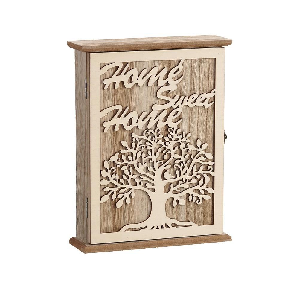 Organizzatore di Chiavi in Legno con Custodia Antipolvere per Decorazione di Casa e Auto