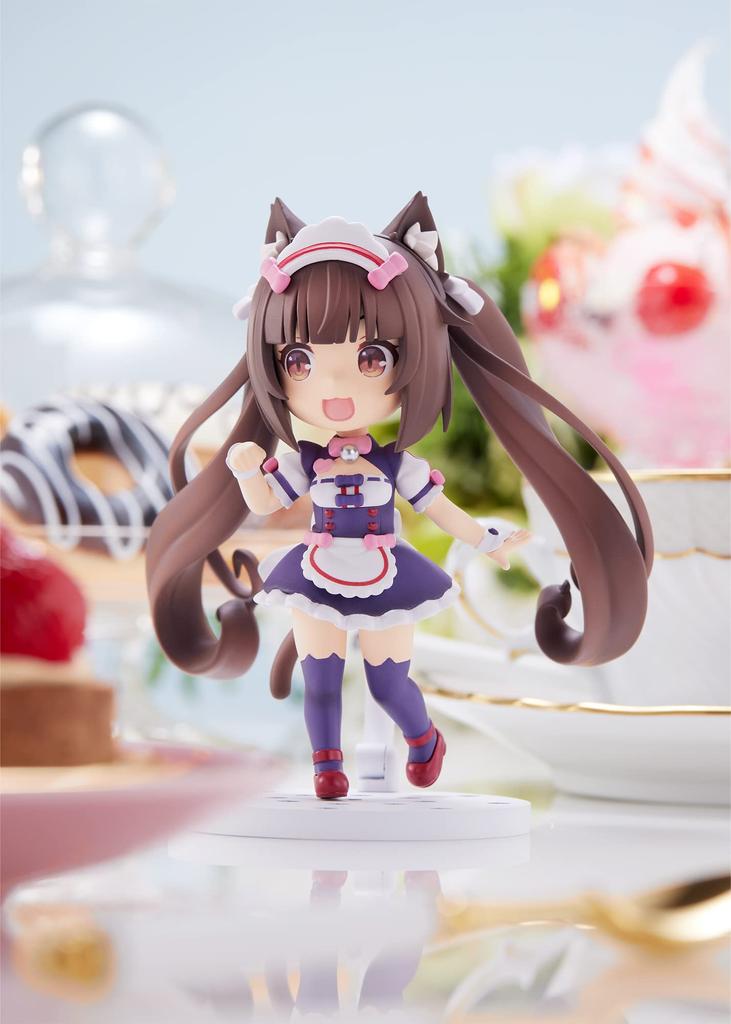 Plum Nekopara: Chocola Mini-Figure 100 Non-Scale PVC Figure, Multicolor, 4 Inches