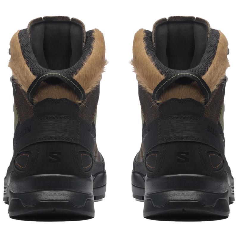 SALOMON X ALP Cushioning, Waterproof, And Breathable Mid top Mountaineering Shoes Unisex Brown Sneakers 477959