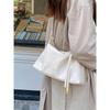 Commuter Tote Bag with Fashionable Texture, Simple Bag, Women's Niche Design, Soft Single Shoulder Crossbody Bag