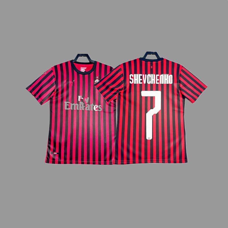 AC vintage jersey football jersey Maldini Tonali Ibka Piatek Shevchenko jersey
