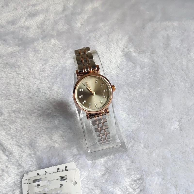 Armani AR11092 Women's Moon Phase Quartz Watch, High-End Fashionable Waterproof Steel Band with Pearl Accents