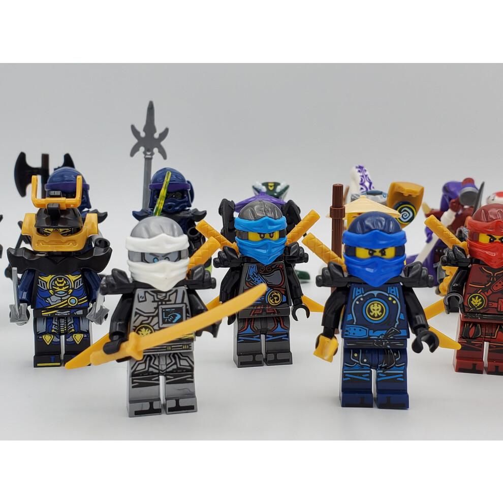 Zestaw 24 szt. Mini Figurek Ninja Seria Wężowa Klocki Zabawki