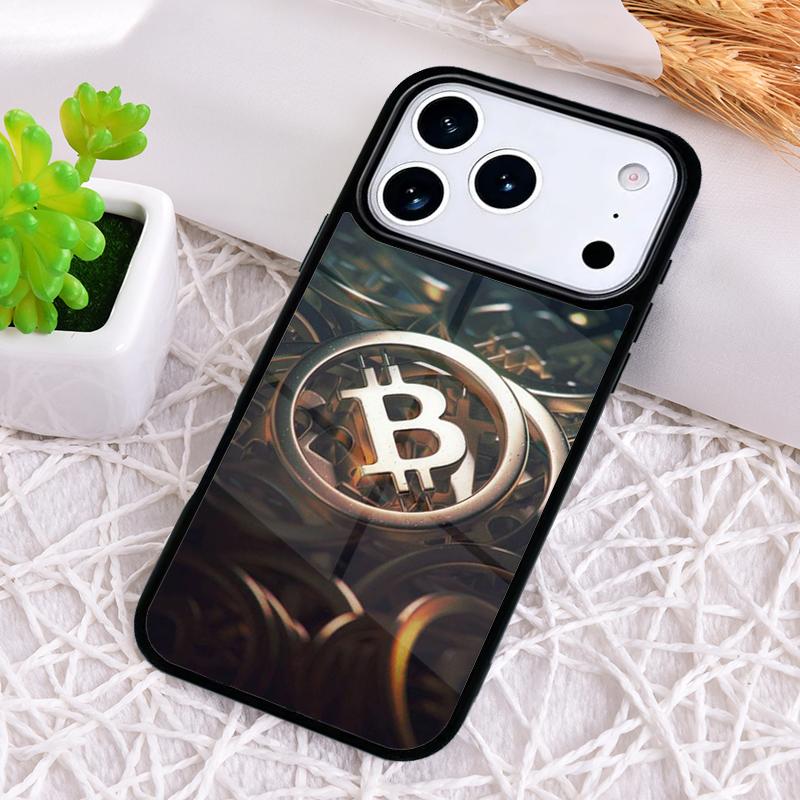 Bitcoin Phone Case for iPhone 17 Air 16 15 11 12 14 13 Pro Max Shockproof Cover