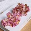 Künstliche Hortensienblüten mit verbrannten Rändern: Seide DIY Antiker Stil Hanfu Kopfschmuck Zubehör
