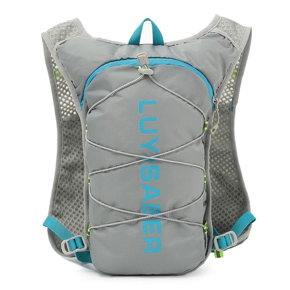 Mochila de Hidratação Nylon Marathon Mochila Refletiva para Caminhada Mochila de Corrida Unissex