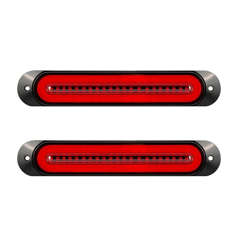 Car 12V 24V Tail Light 68 LED Turn Signal Brake Lamp For Trailer Truck RV SUV UTV- 2Pcs Marker Lights Included