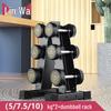 Linwa Rubber Coated Fixed Dumbbell Set