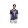 Nike Letter And Number Print Round Neck Short Sleeve T-Shirt Men T-Shirts Purple FN1233-536