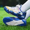 Children's Rotary Buckle Shattered Nail Training Football Shoes, Girls and Boys Elementary School Sports Competition Training Shoes Men
