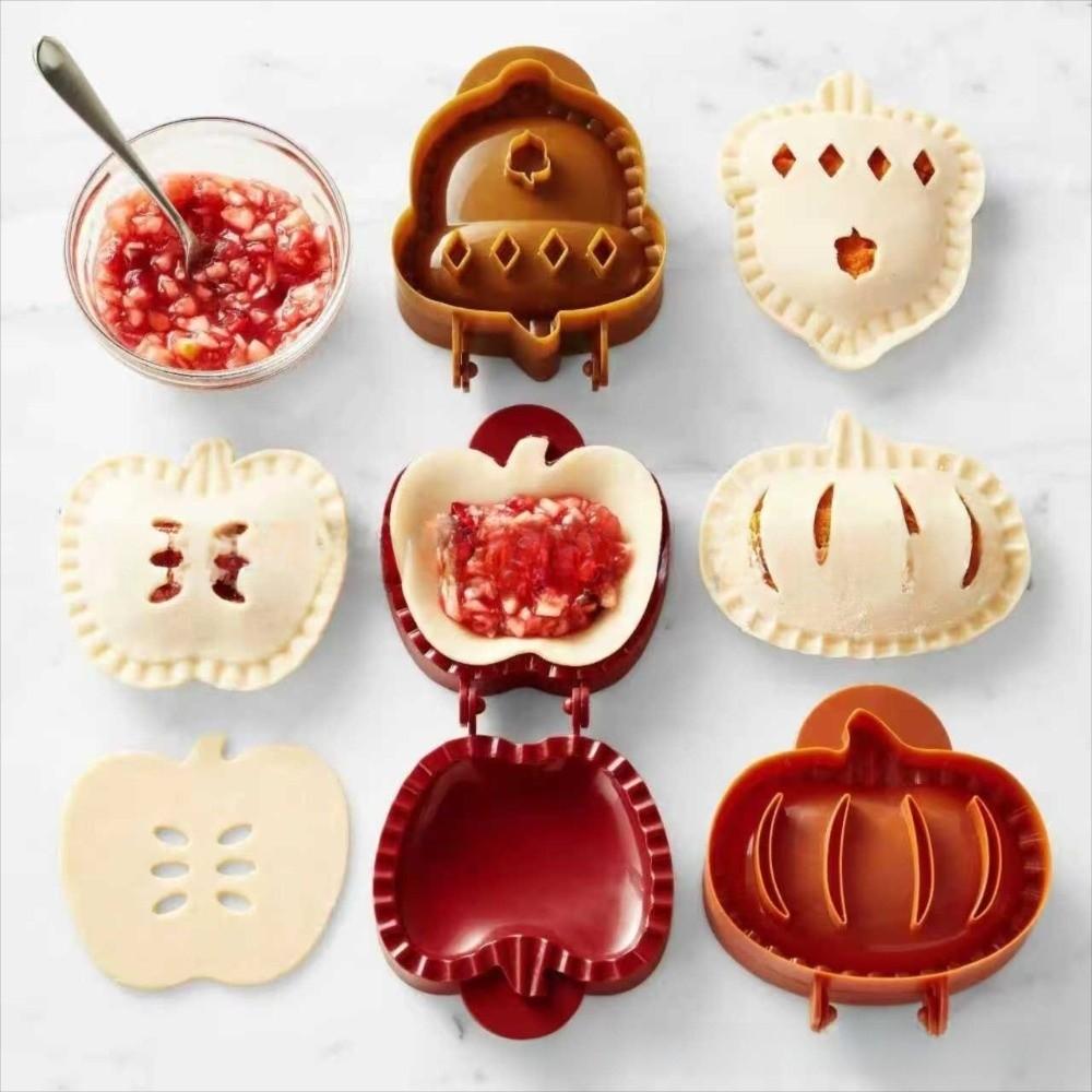 Multifunctional Holiday Mini Pie Mold Dough Presser Pie Molds  for Christmas Festivals and Parties