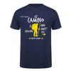 Buen Camino De Santiago St James Way Pilgrim Hiking Spain Tshirt Oneck Cotton Short Sleeve T Shirts Tops Hj116