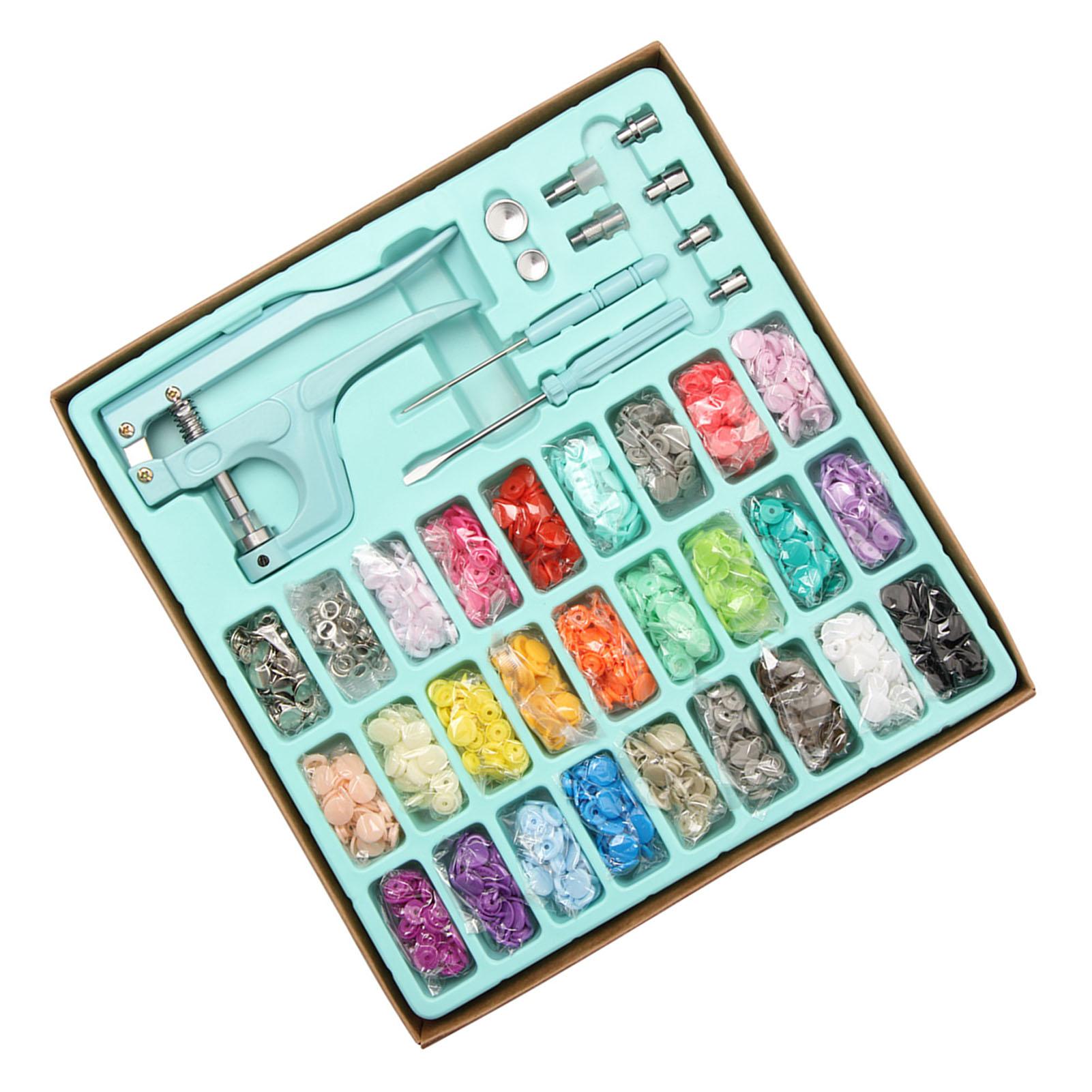 

Набор кнопок-заклепок Металл Смола Простота в использовании Яркий Насыщенный Цвет Смола Набор кнопок для шитья одежды синий