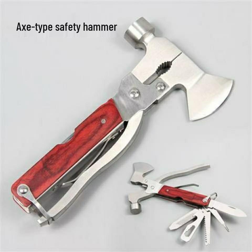Multifunctional Car Safety Hammer: Emergency Escape Tool, Window Breaker, and Firefighting Aid