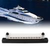 Bloc de Distribution d'Alimentation à 12 Bornes Jeu de Barres omnibus 2xBornes M6 12xVis M4 Boîtier de Borne de Batterie pour Voitures Camping-cars Bateaux Yachts