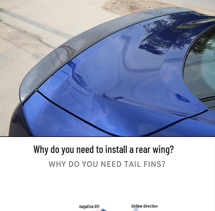 15-23 Ford Mustang Carbon Fiber Trunk Lid Spoiler