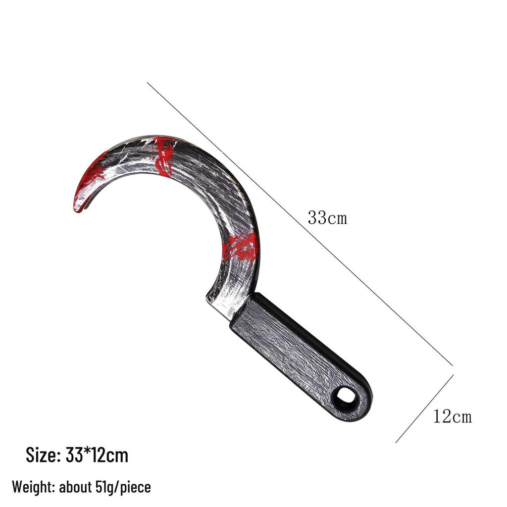 Halloween Blood-Tipped Decorative Knife for Prank and Ghost Festival