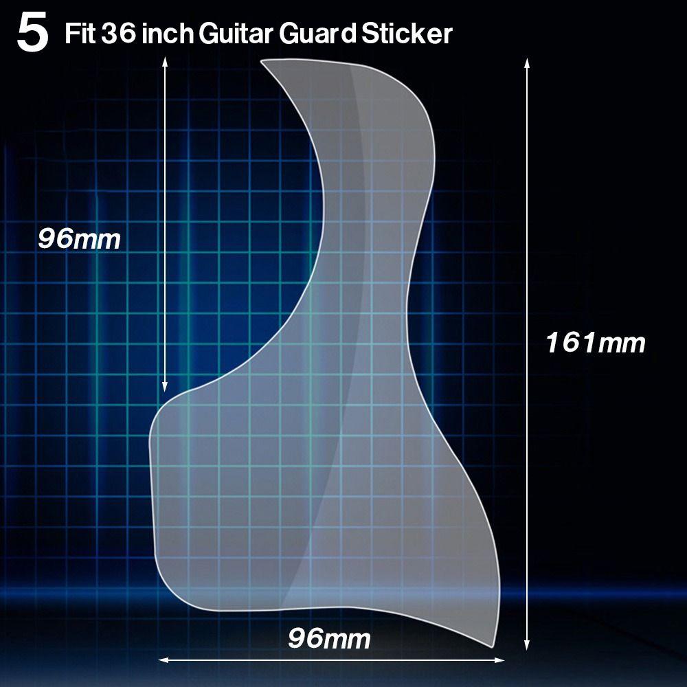 Transparent Board Sticker Soft Scratch Plate Guitar Protective Sticker Pick Guard Sticker