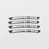 4pcs Car Wheel Hub Edge Sticker Auto Emblem Decoration For Mercedes Benz AMG W204 W205 W203 W211 W212 W213 W201 W210 W124 W221 FZ9