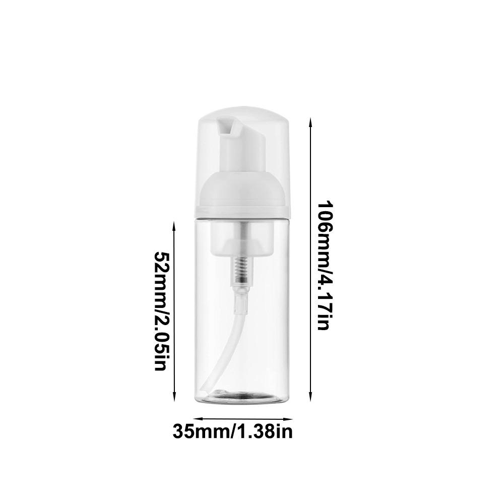 Clear Empty Bottle Plastic Empty Soap Bottle Portable Foam Bottle Cosmetics Packaging