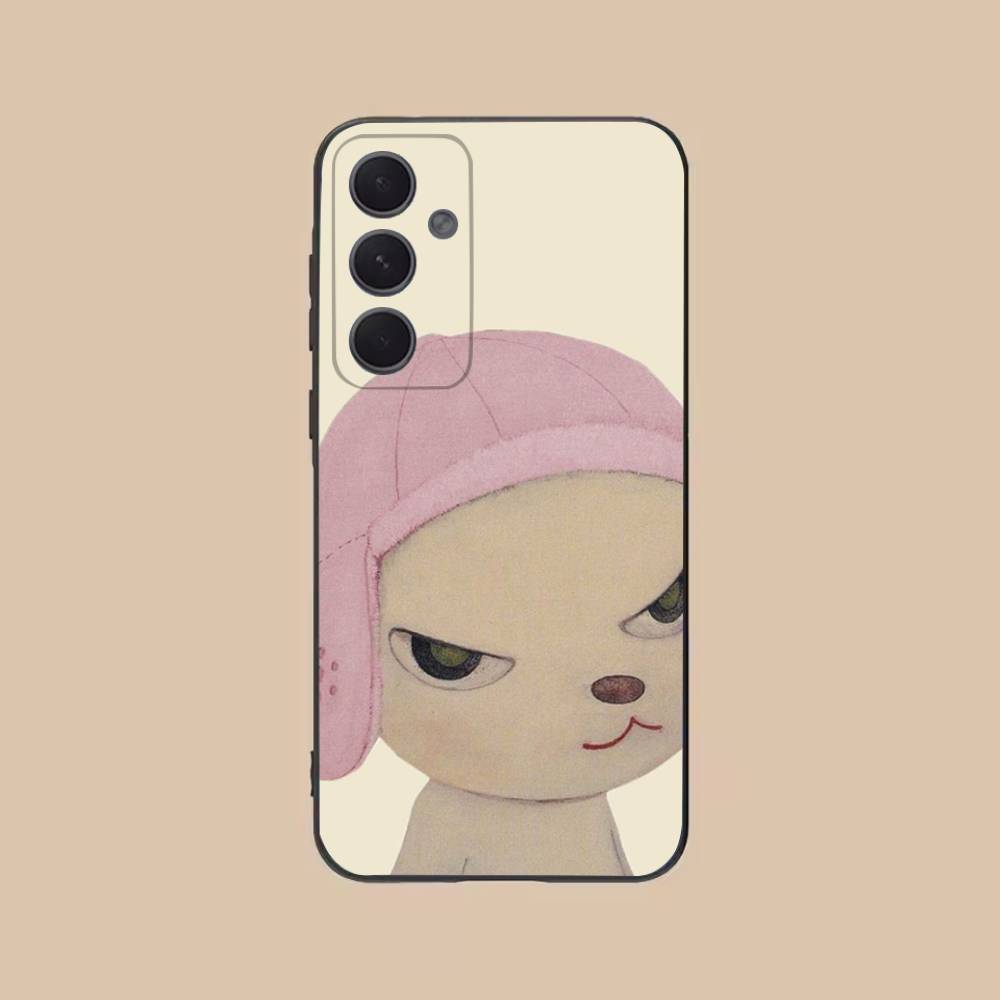 

Y-Yoshitomo N-Nara Phone Case For Samsung S25,24,21,22,23,20,S30,Ultra,Plus,Fe,Lite,Note,5G Black Cover SamsungS21 S305G