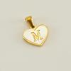 High-Quality Stainless Steel Heart Letter Pendant Necklace - Trendy Ins Style Clavicle Chain