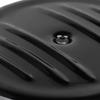 8" For Harley Sportster XL 2012-UP Softail FLST FXST 2011-2017 Motorcycle Air Cleaner Cover Plain Black Round Stripe Style