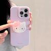 Bow cat rotating bracket for iphone17promax mobile phone case 16 cartoon 13 apple 14 pendant
