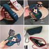 1pc Waterproof Silicone Glasses Case with Handle, Travel Storage Bag, Portable Hanging Organizer for Eyewear Organizer