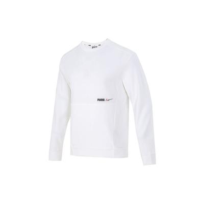 Training Sports Breathable Crew Neck Sweatshirt Men Tops White 846532-02