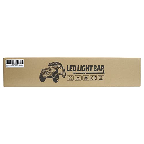 RIGIDON Car LED Work Light 23 Inch 58cm 324W Compatible with 12V-24V IP67 Waterproof Wide/Narrow Angle White Relay Harness with 12V Wiring