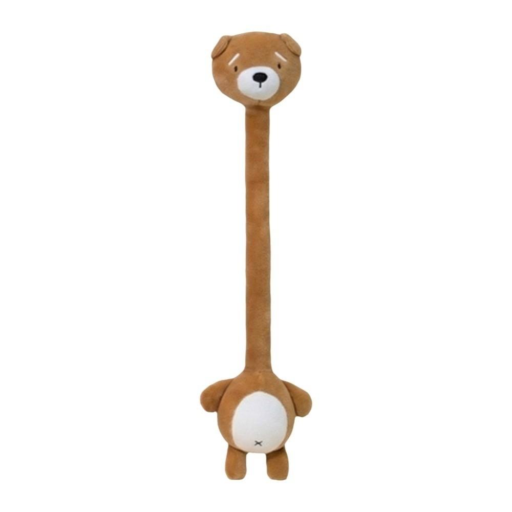 Funny Design Long Neck Key Chain Cartoon Panda Cat Dog Bag Pendant Creative Gift Monkey Pink Pig Pendant Strap Accessory