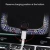 Rhinestone Bling Car Phone Holder, Girls Universal Auto Diamond Air Vent Mount Car Crystal Accessories for Women