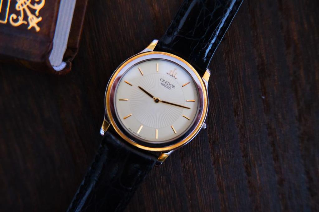 [USED] Seiko Credor 5A74-2000 Quartz SS/18KT