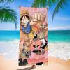 New Anime Character Printed Microfiber Beach Towel Quick Dry Water Absorbent Bath Towel