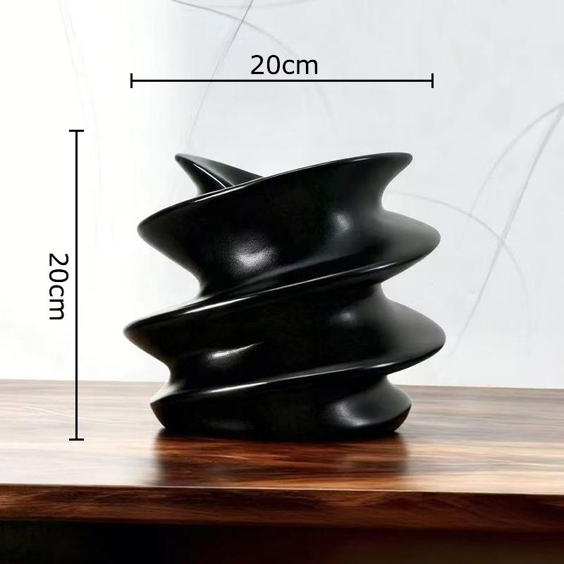 Minimalist Silver Ceramic Vase Flower Pots Table Decoration Flowers Arrangement Floral Vases Modern Home Decor Accessories