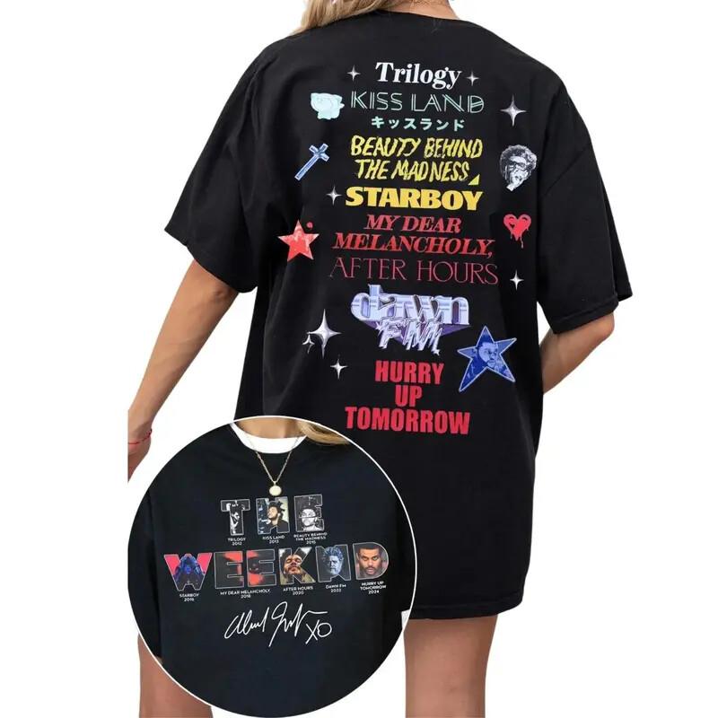 

The Weeknd Album Hurry Up Tomorrow T-Shirt Vintage Fan Merch Gift For Fans Unisex T-Shirt S