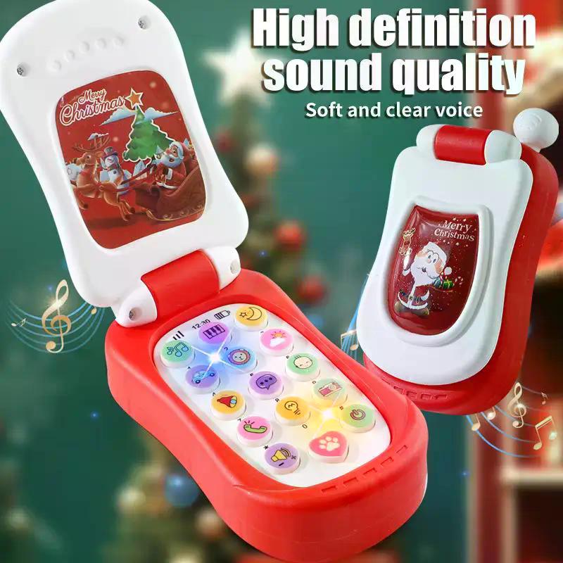 Animated Flip Phone for Kids: An Early Learning Toy with Educational Music; Excellent Choice for Children's Day Gifts