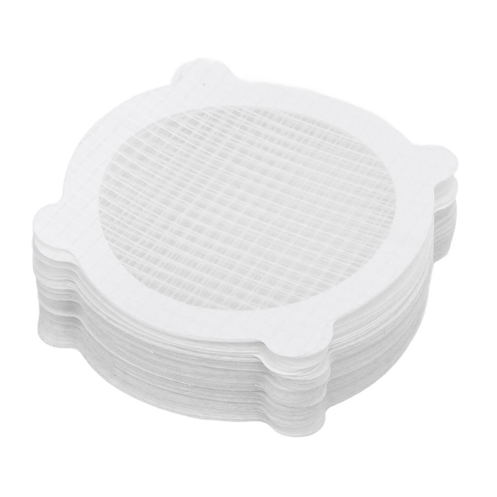 50PCS Floor Drain Stickers Single Use Mesh Hair Catcher for Bathroom Shower Bathtub Kitchen Sink