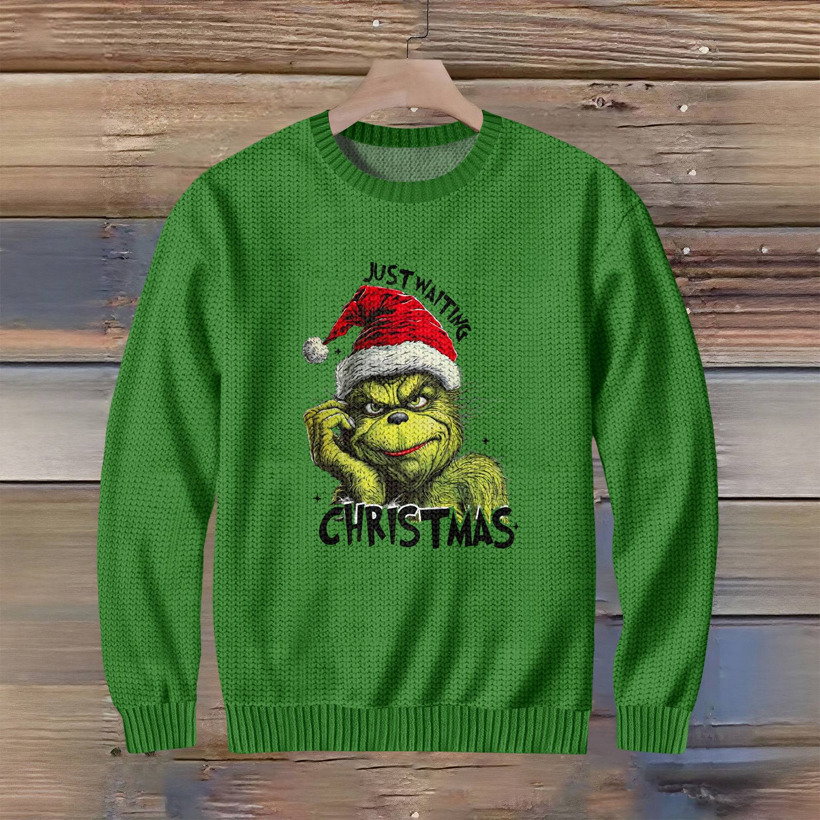 

Рождественский мужской повседневный свитер с принтом XL