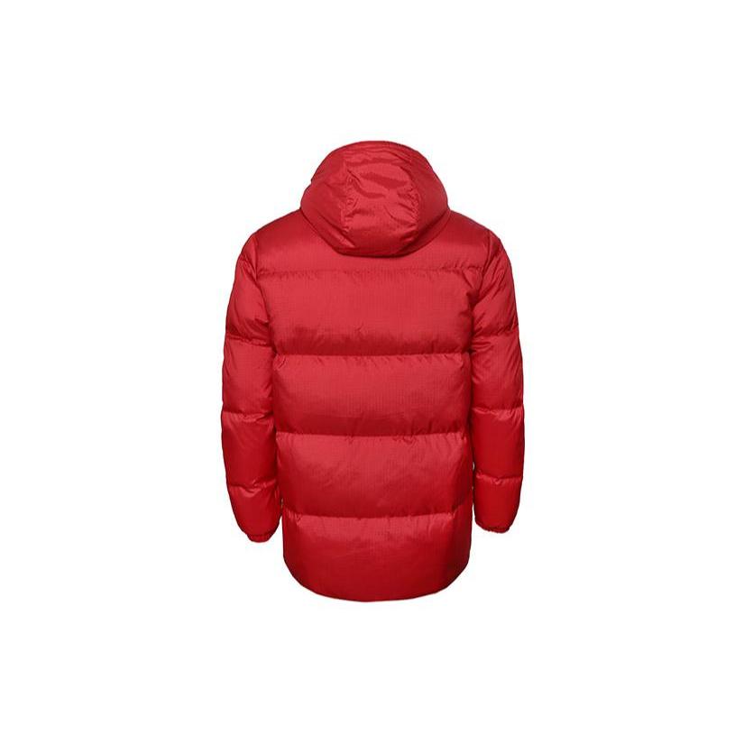 Converse Down Jackets Men's Red Hooded Moderate Other 10006880-A03