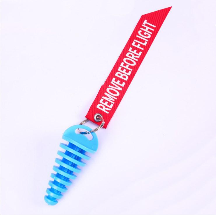 

Muffler Exhaust Wash Plug 0.6 -1.5 Wash Plug with Streamer for Motorcycle Bike 2 Stroke Rubber Exhaust Silencer синий