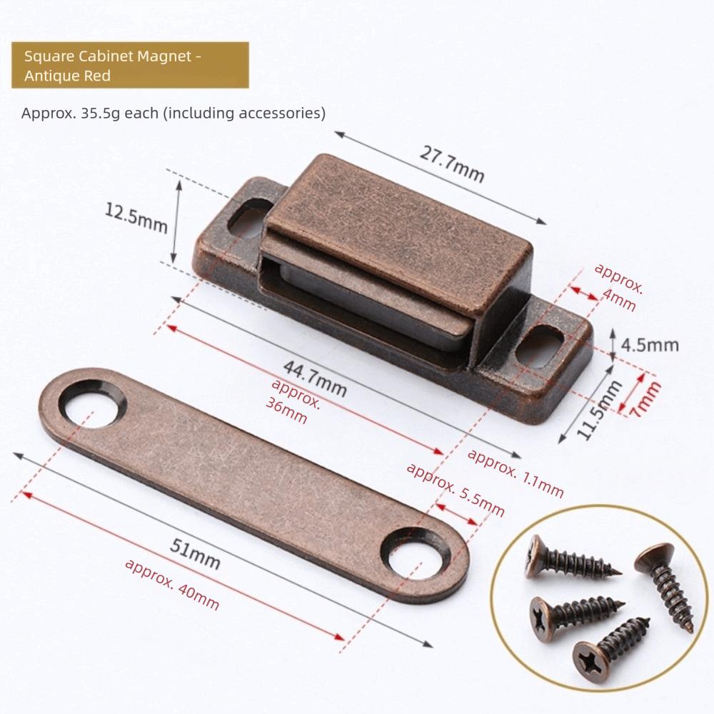 Zinc Zinc Zinc Alloy Cabinet Door Catch Cassette Magnetic Magnetic Suction Lock  Bedroom Cabinet
