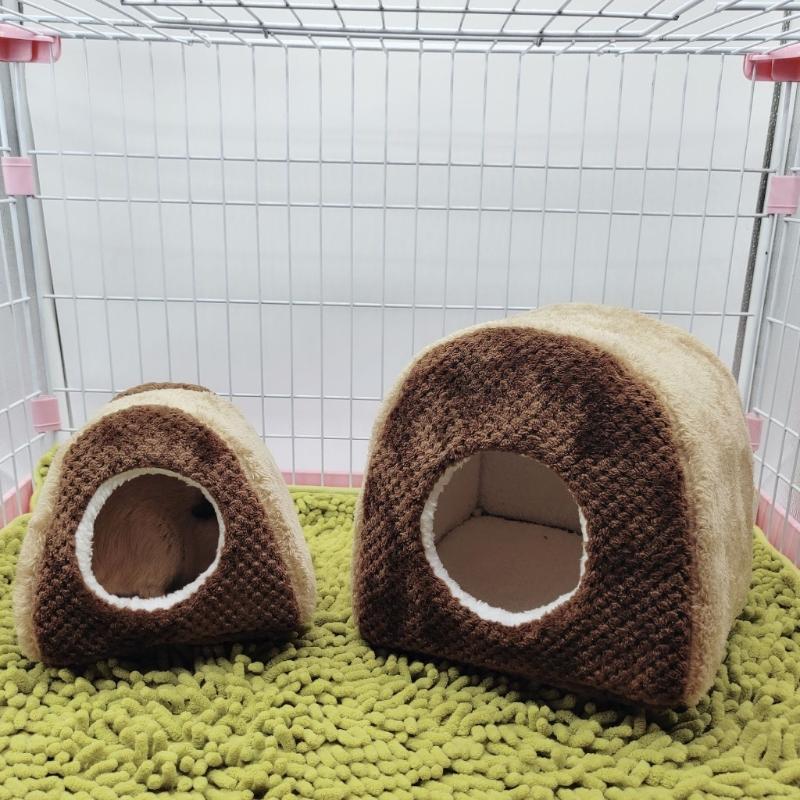 Hamster Hängematte Warmes Bett Plüschhaus Versteck für Kleintier Frettchen Igel Spielen Schlafen Klettern