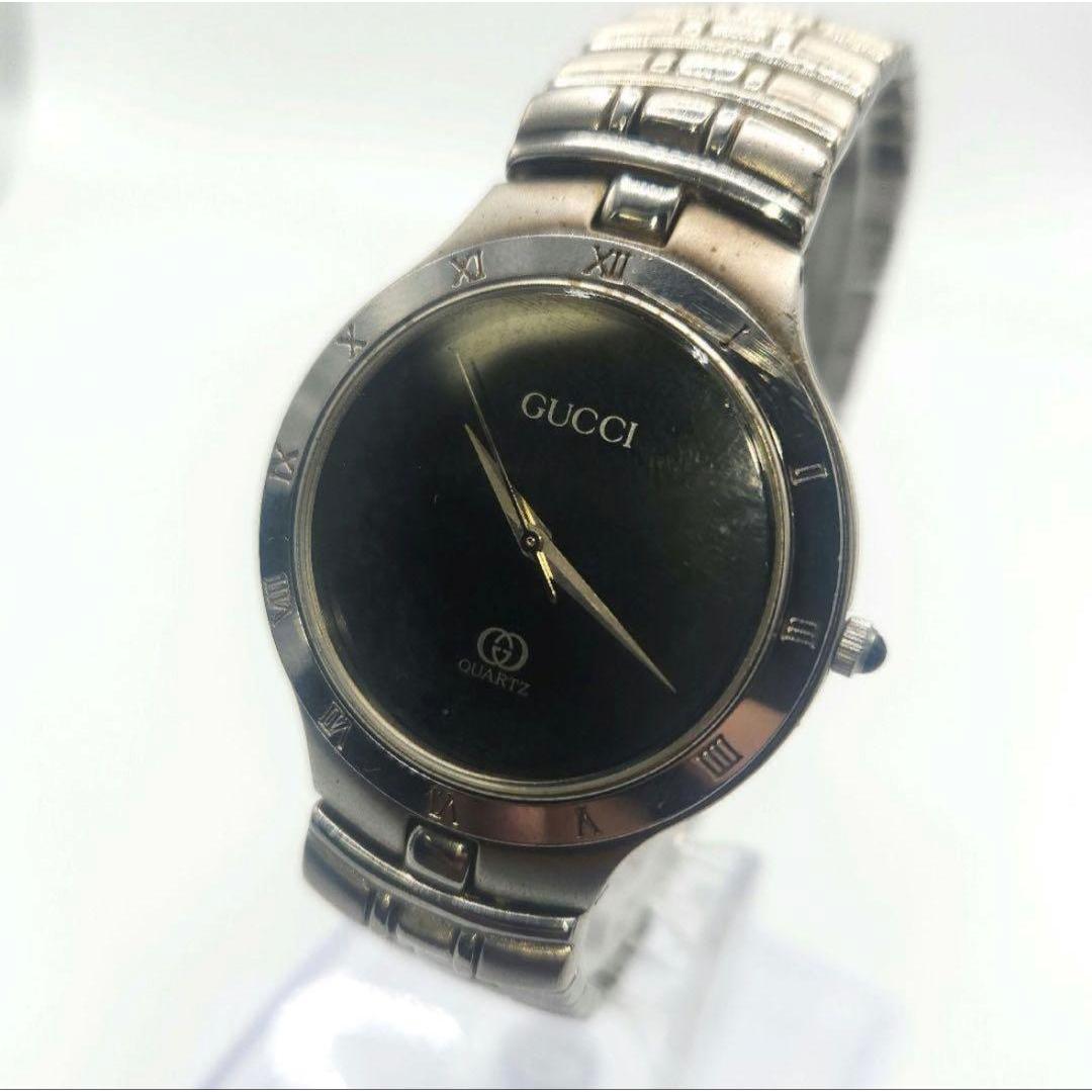 Used [Rare movement confirmed] GUCCI wristwatch silver