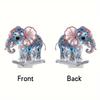Cartoon Elephant Ornament Acrylic Home Decor Living Room Bedroom Desktop Ornament