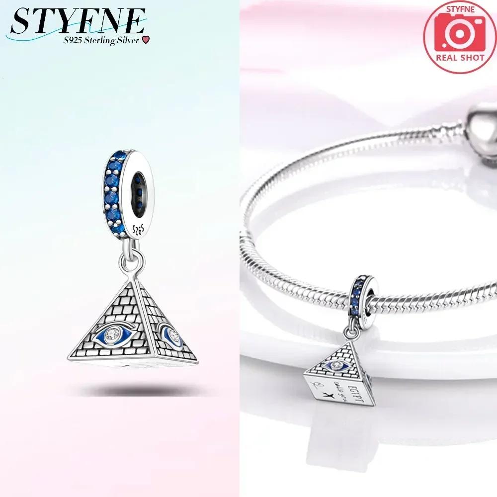 Charmscopperdesert Series Pyramid Mummy Bead For Women Diy Bracelet Necklace Original Charms For Jewelry Making