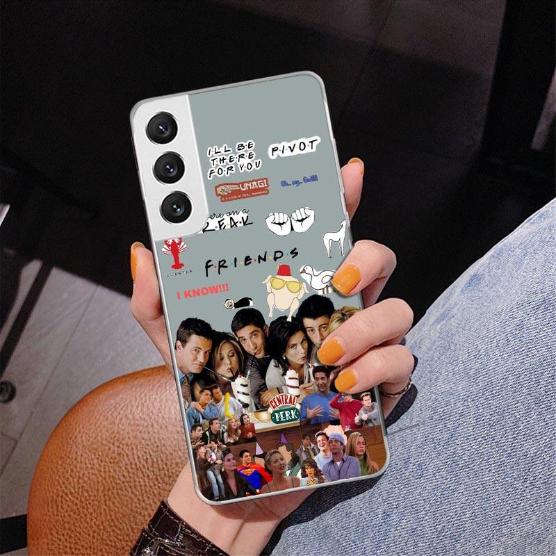 Friends Tv Show Funny Family Phone Case For Samsung Galaxy S24 S25 Edge S26 Ultra S23 S22 S21 Plus S20 FE + Personalized Print C
