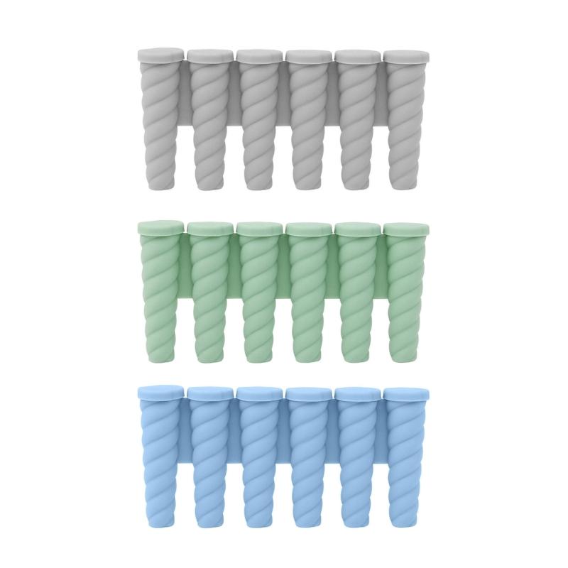 Safe Silicone Ice Lolly Maker for Parent Child Activity Creative 6 Cavity and Single Popsicles Tray Ice Cream Molds
