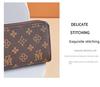 Women's 2023 Large Capacity Double Zipper Clutch Wallet with Letter Print